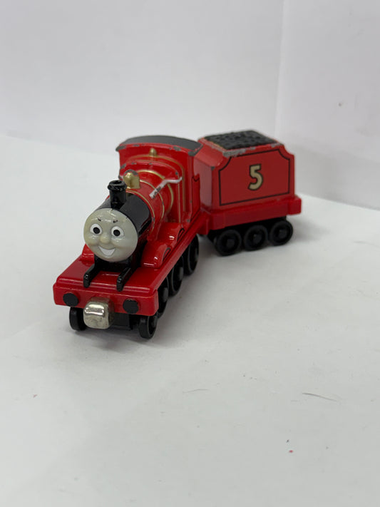 James Thomas the Train Tank Engine and Tender Diecast Red #5 Friends Metal