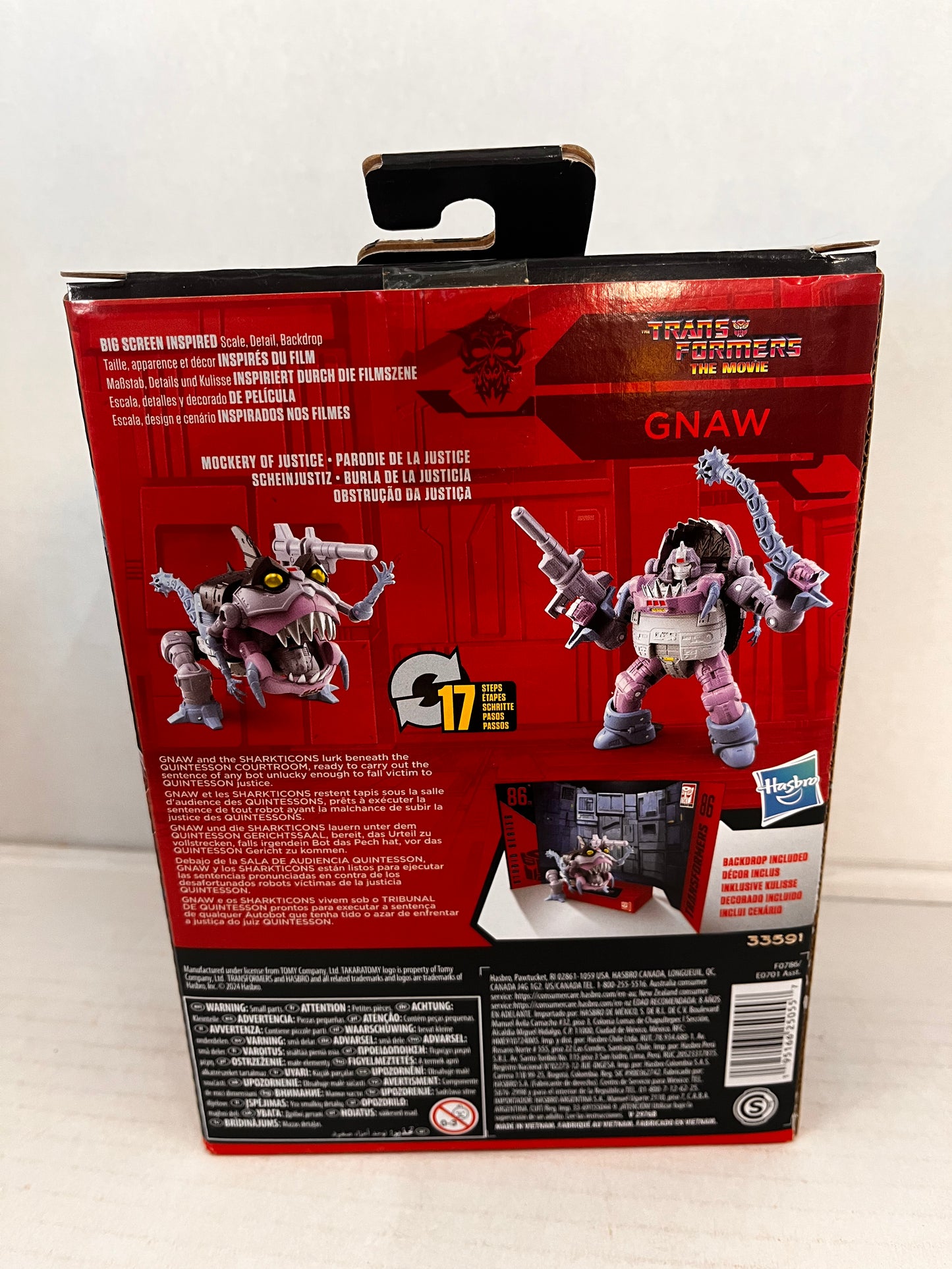 Hasbro Transformers the Movie 86 Studio Series GNAW Deluxe Class 86-08