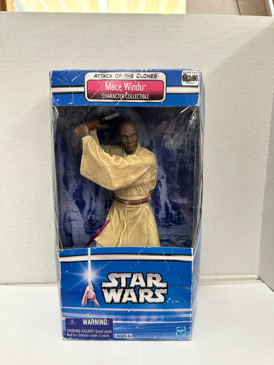Star Wars Attack of the Clones Mace Windu Character Collectible