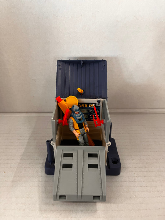 M.A.S.K. 1987 Collector Toll Booth Alex Sector w/Helmet