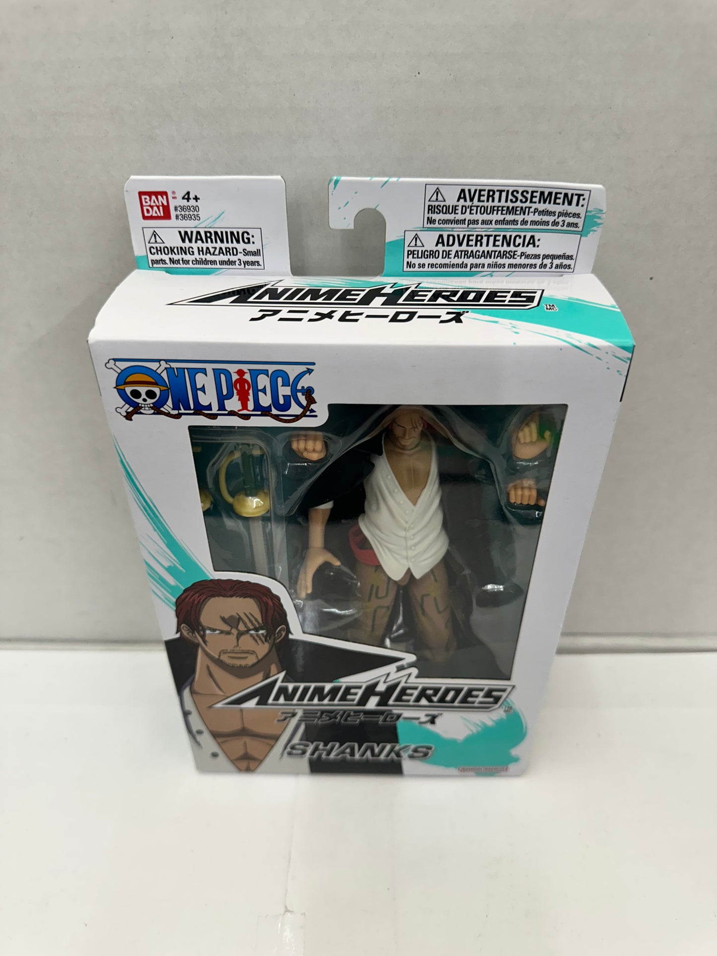 Shanks One Piece Anime Heroes BanDai Action Figure