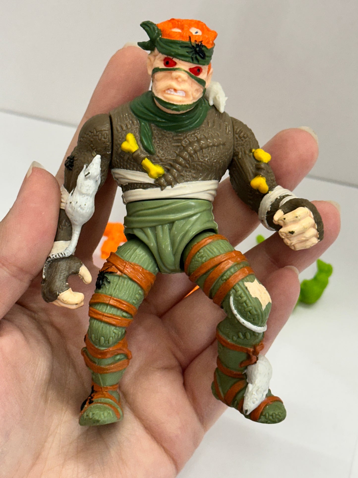 Rat King Teenage Mutant Ninja Turtles TMNT Playmates 1989 Vintage #4
