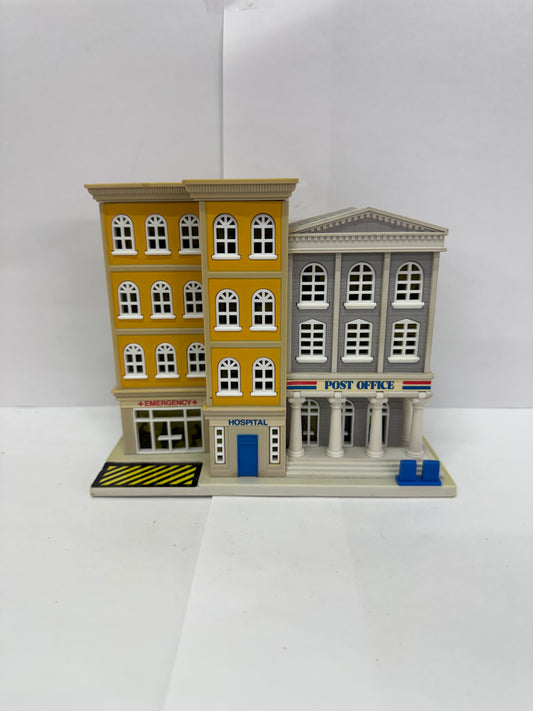 Micro Machines City Scenes Post Office Hospital No Cars
