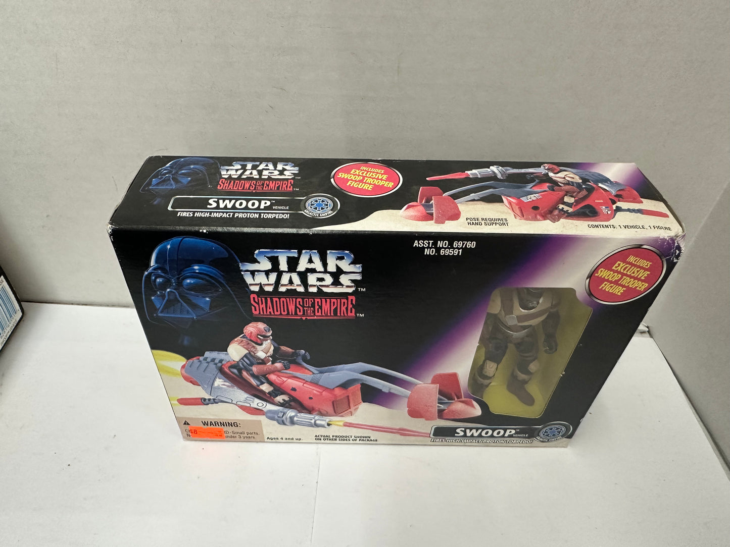 Star Wars Shadows of the Empire Swoop & Trooper 3.75" Figure Vehicle Set Hasbro
