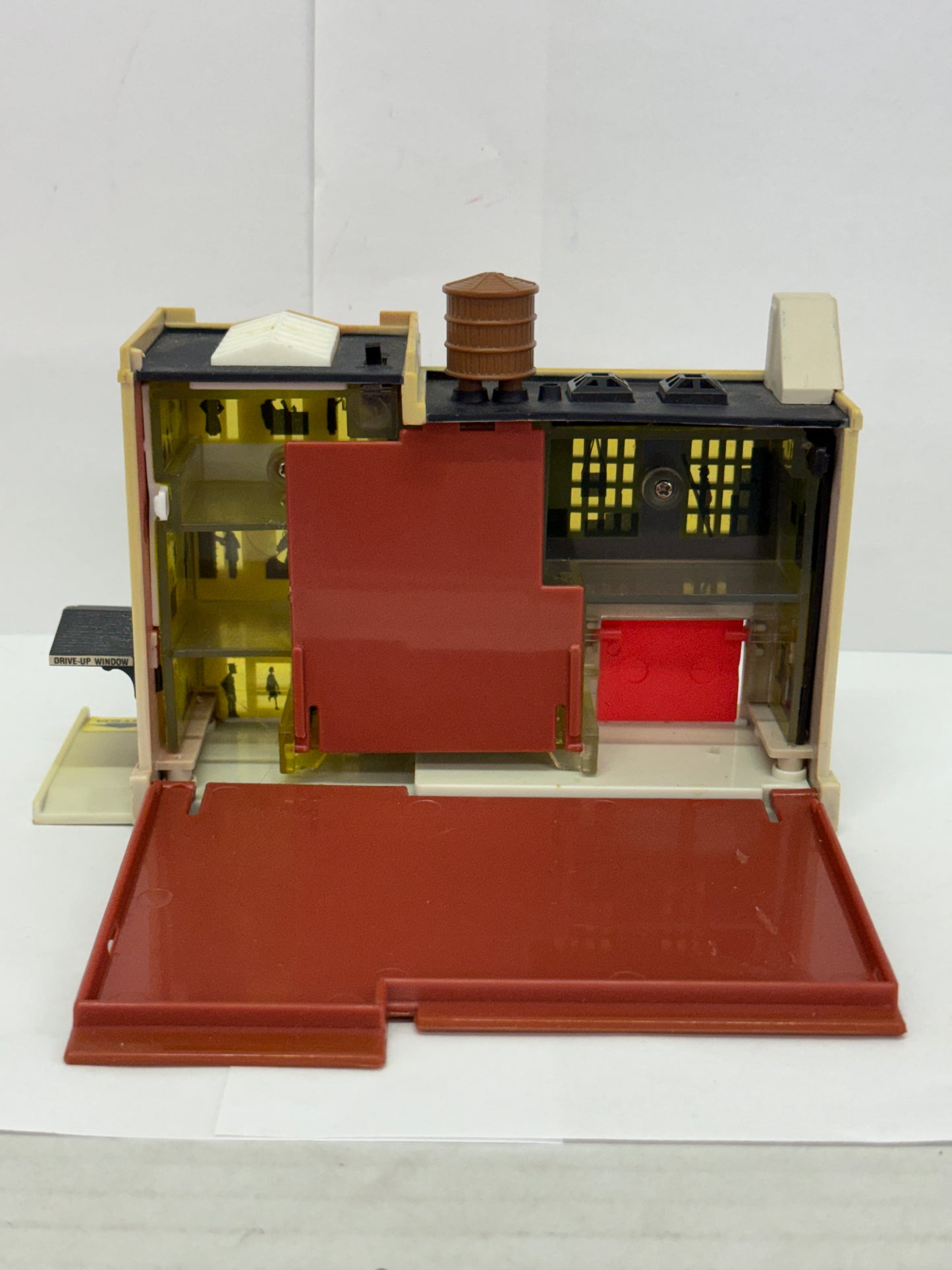 VTG 1990 Galoob Micro Machines Building Freight Warehouse & Bank Playset