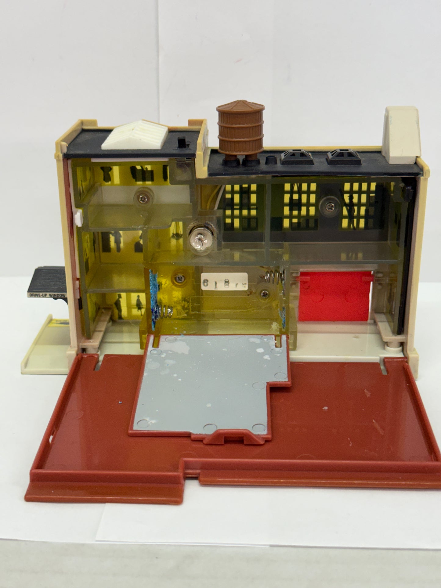 VTG 1990 Galoob Micro Machines Building Freight Warehouse & Bank Playset