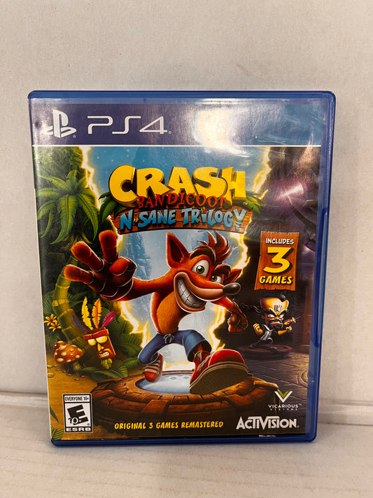 Crash Bandicoot N. Sane Trilogy (Sony PlayStation 4 PS4, 2017)