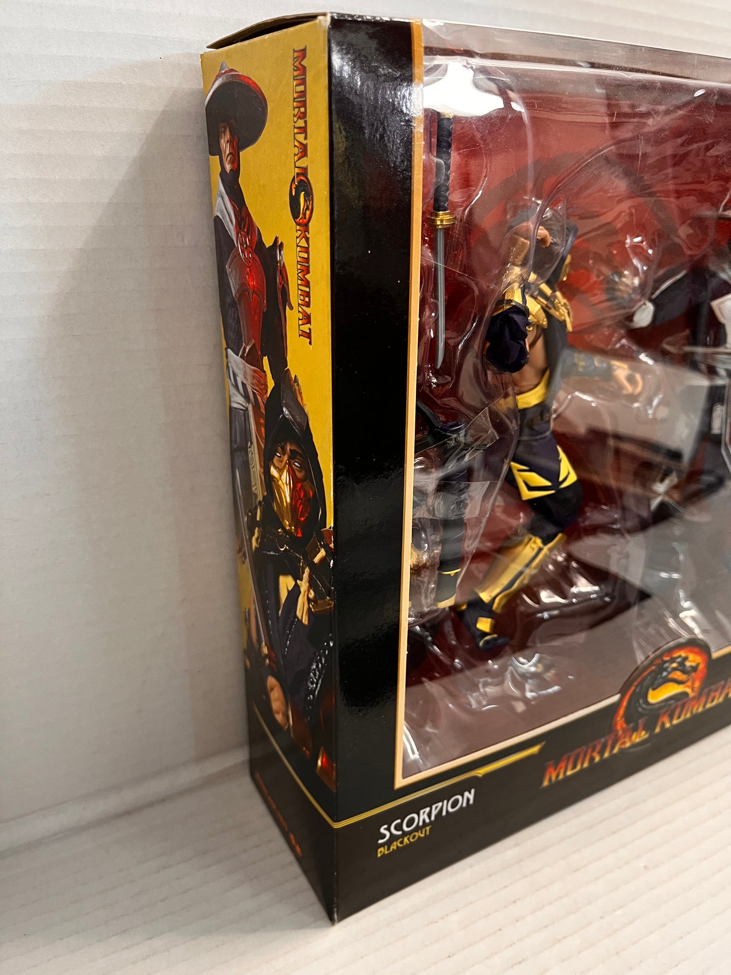 McFarlane Mortal Kombat Scorpion and Raiden 2 Pack 7" Action Figure Variant New