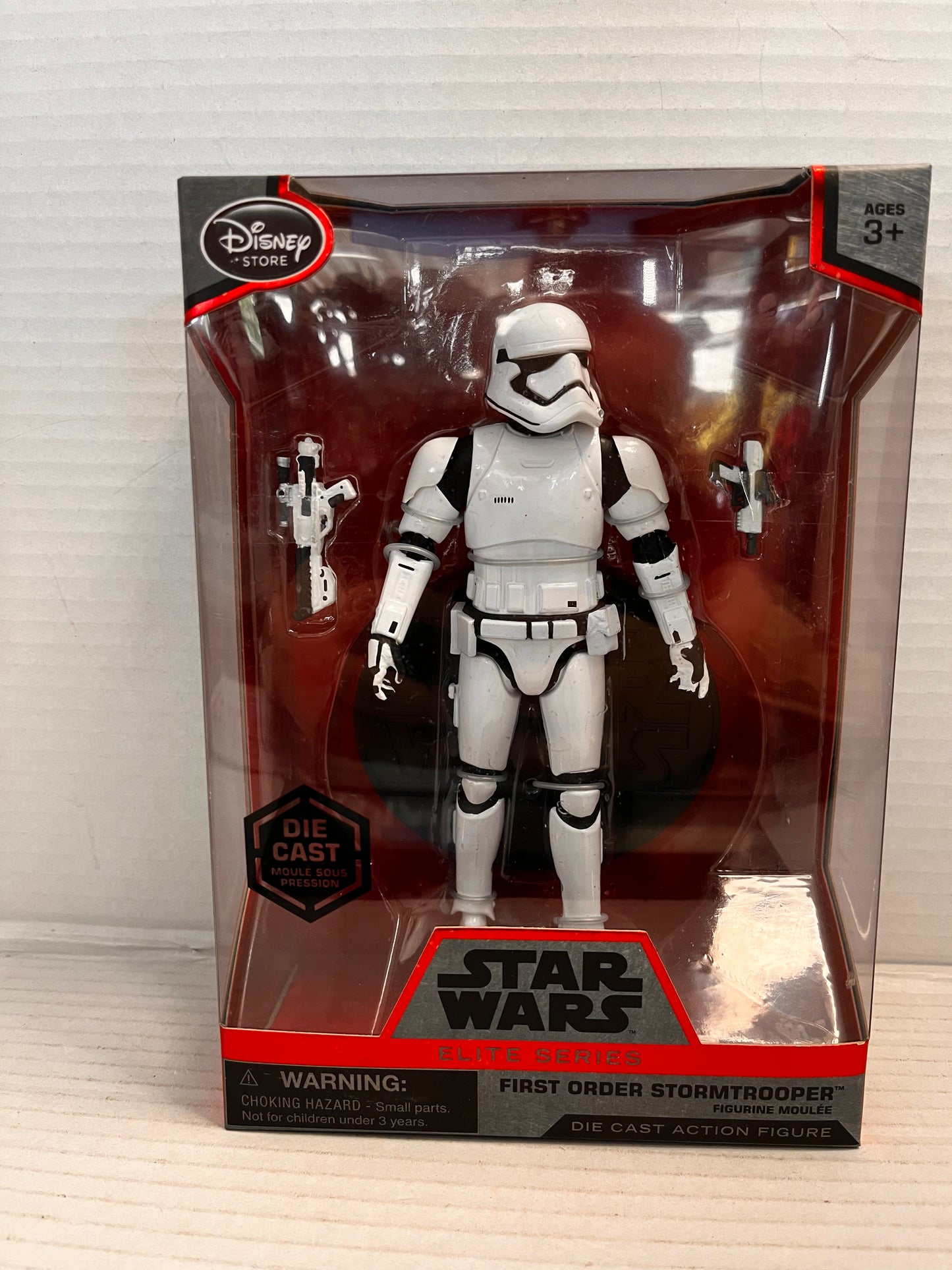 Elite Series Star Wars First Order Die Cast Stormtrooper Disney Store. #X741