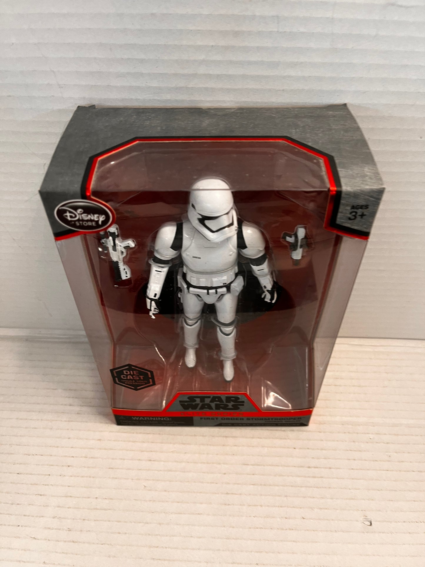 Elite Series Star Wars First Order Die Cast Stormtrooper Disney Store. #X741