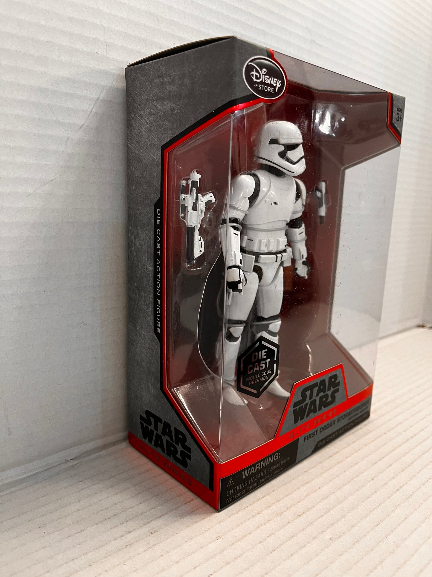 Elite Series Star Wars First Order Die Cast Stormtrooper Disney Store. #X741