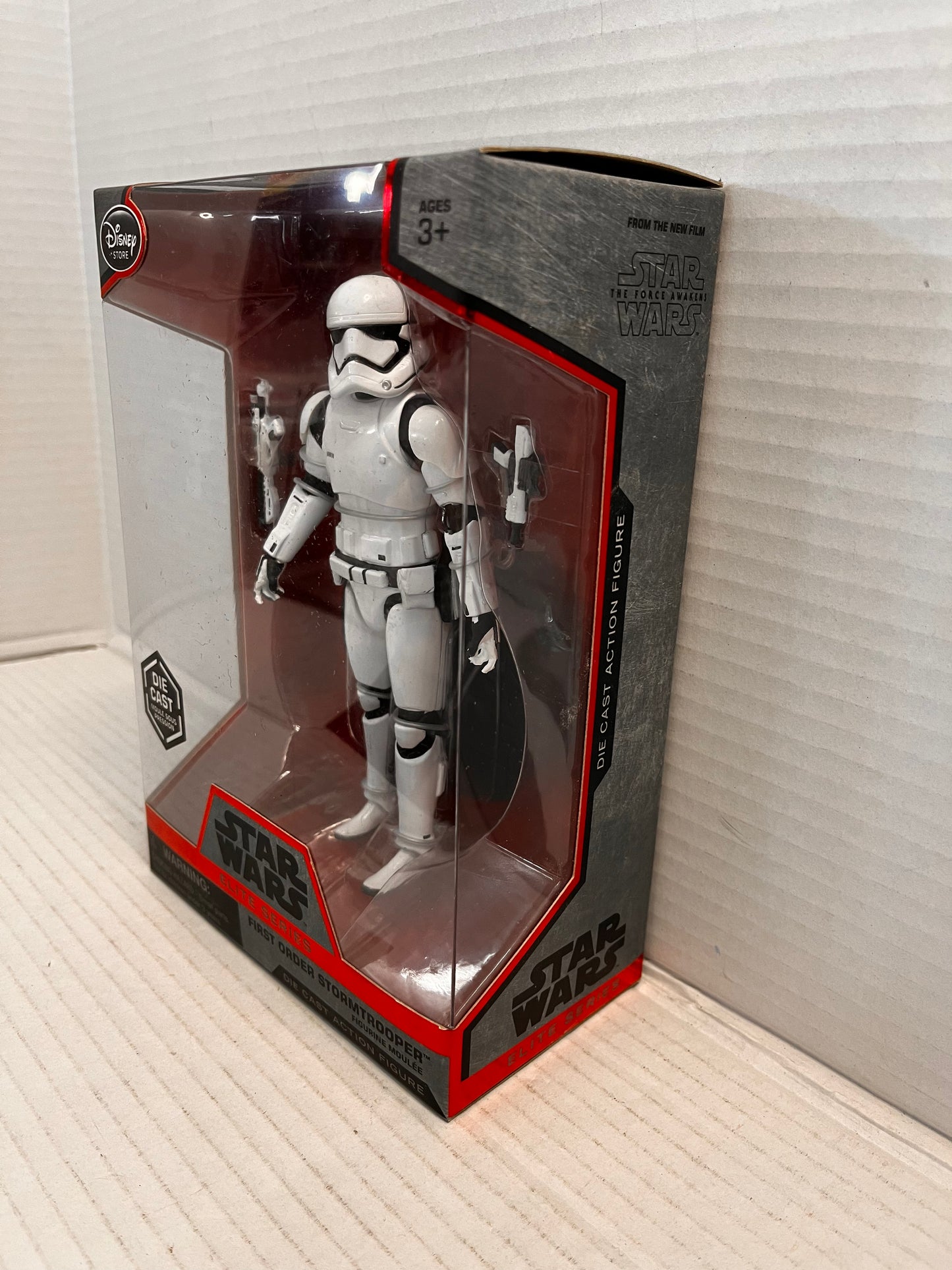 Elite Series Star Wars First Order Die Cast Stormtrooper Disney Store. #X741