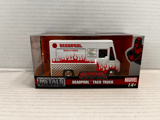 Deadpool Jada Metals Die Cast  Taco Truck 1:32 Scale Marvel Tacos El Guero