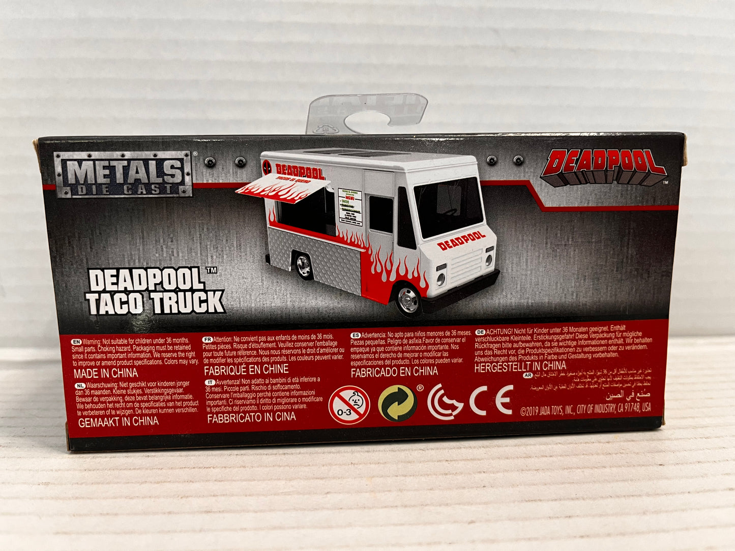 Deadpool Jada Metals Die Cast  Taco Truck 1:32 Scale Marvel Tacos El Guero
