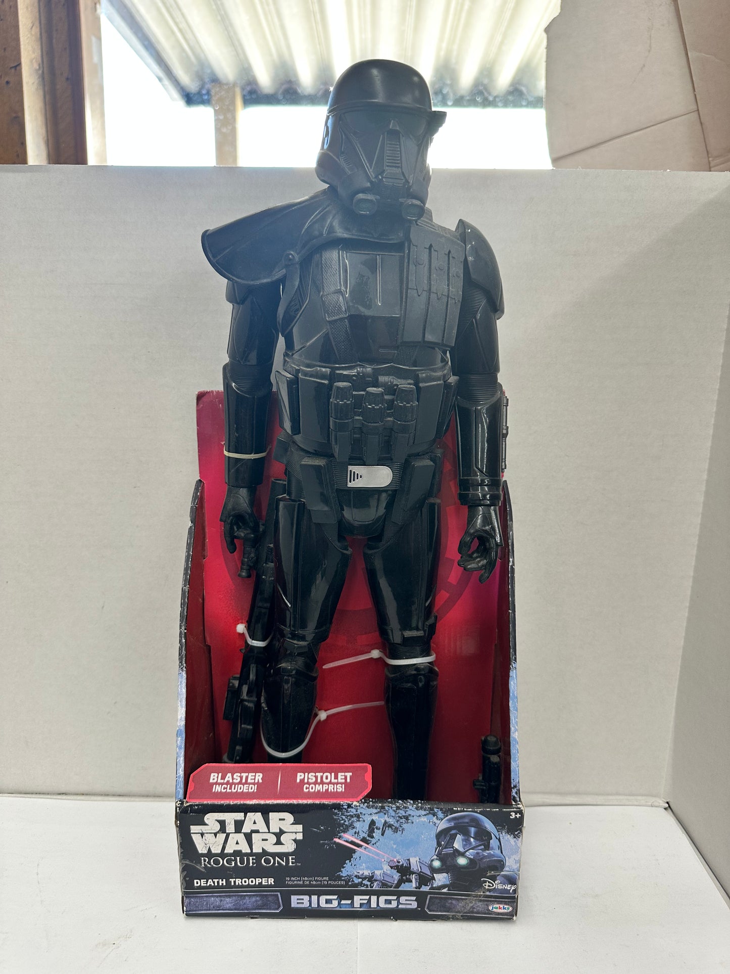 Jakks 2016 Star Wars 19" Rogue One Death Trooper Figure w Blaster & Rifle