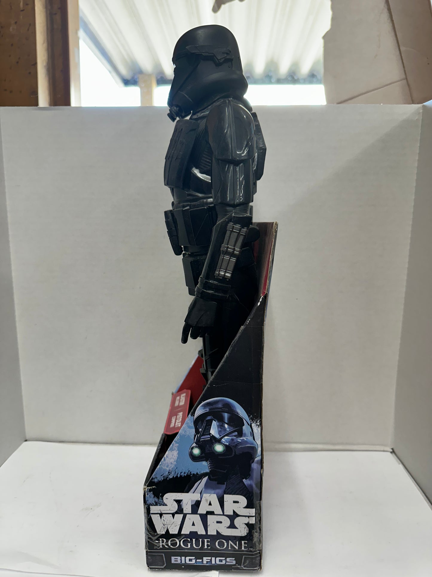 Jakks 2016 Star Wars 19" Rogue One Death Trooper Figure w Blaster & Rifle