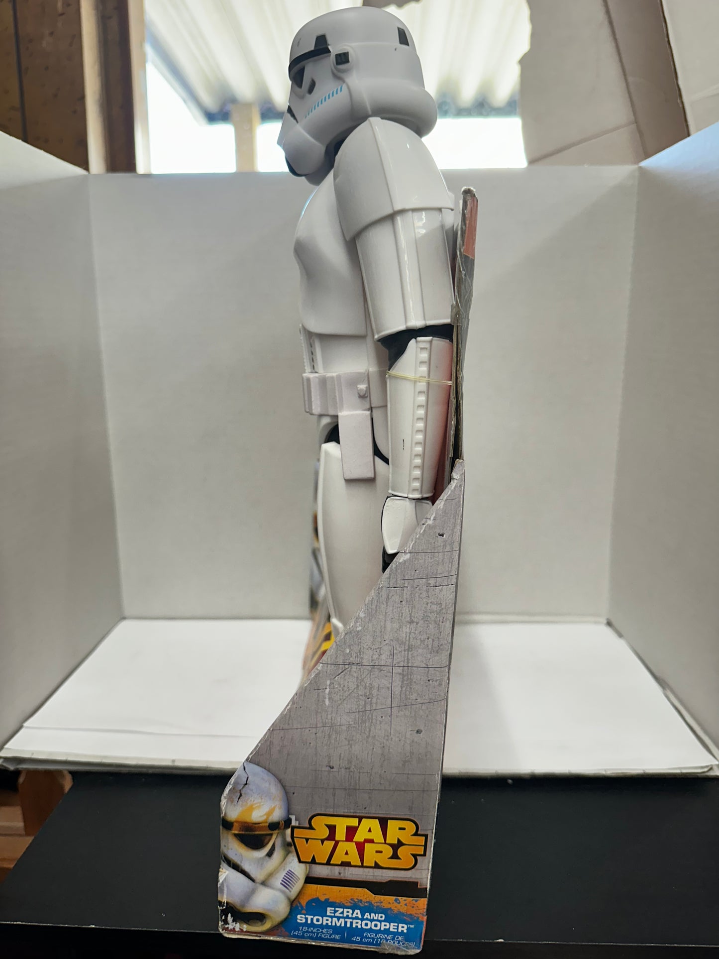Star Wars Rebels Ezra Bridger & Stormtrooper Action Figure Set Box Damage