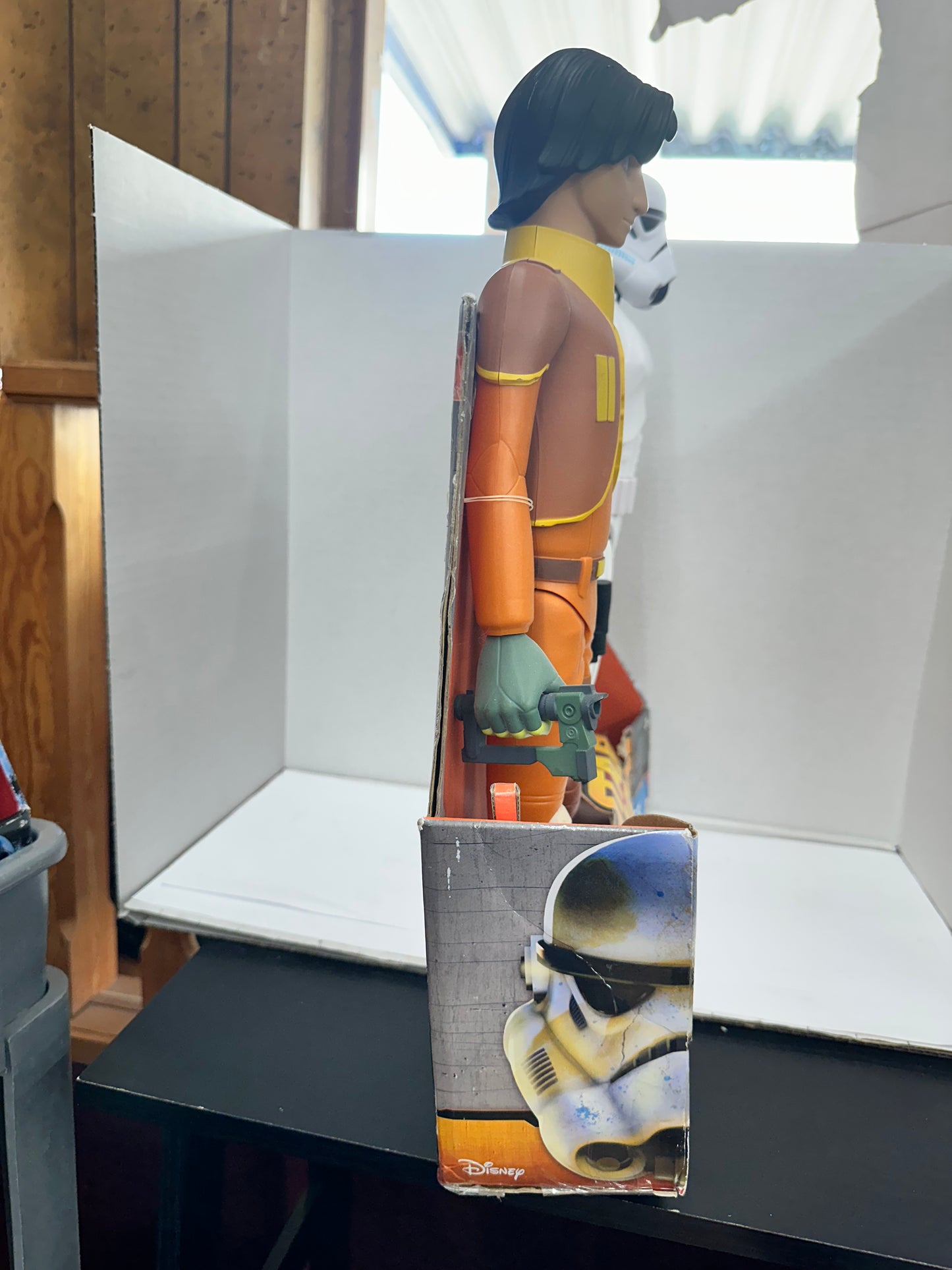 Star Wars Rebels Ezra Bridger & Stormtrooper Action Figure Set Box Damage