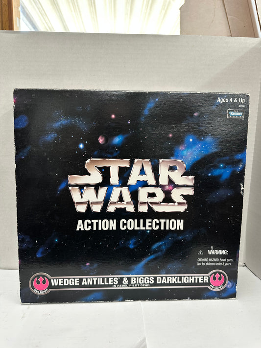 Star Wars Power of the Force 12In Collector Wedge Antilles & Biggs Darklighter