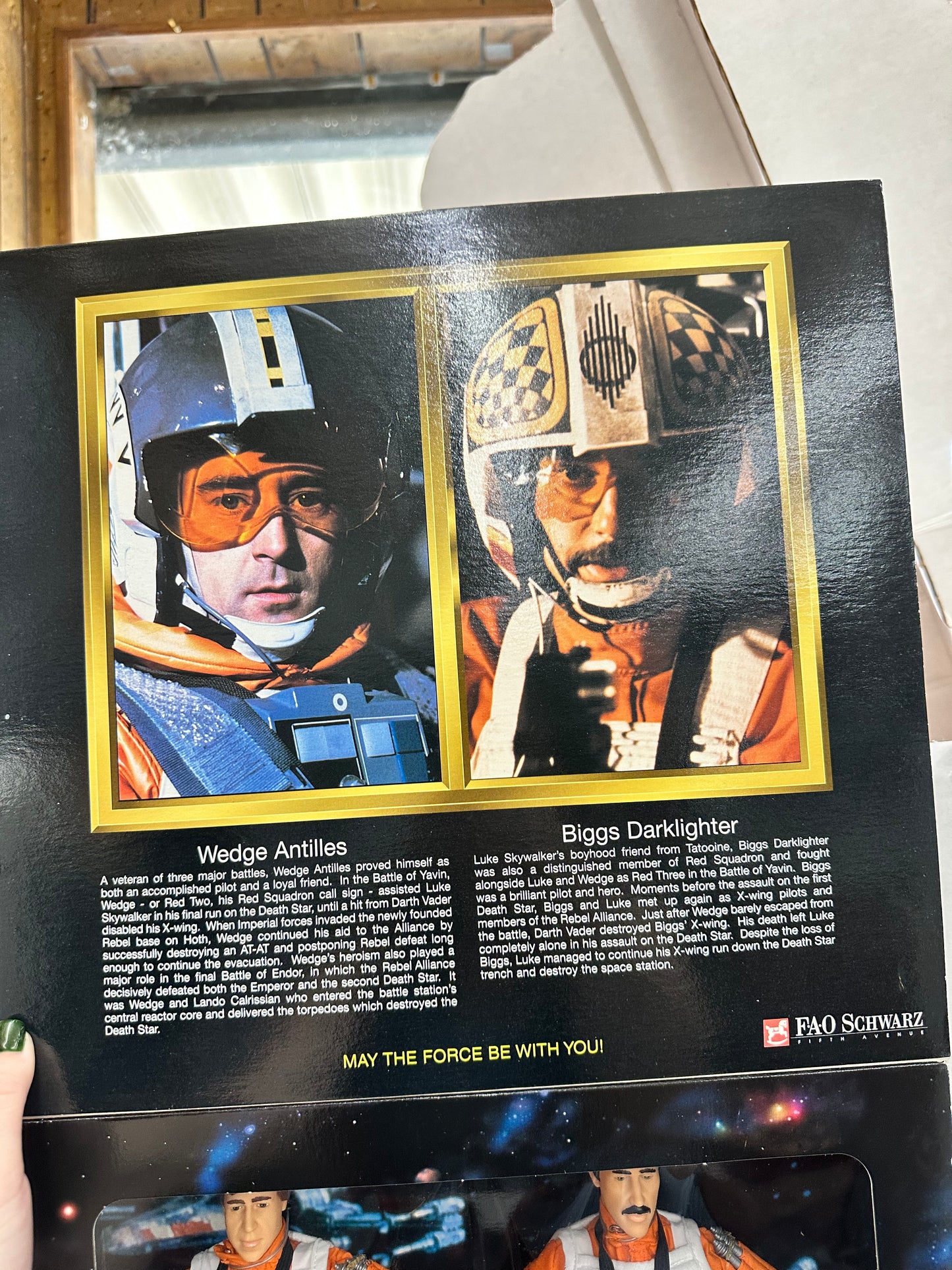 Star Wars Power of the Force 12In Collector Wedge Antilles & Biggs Darklighter