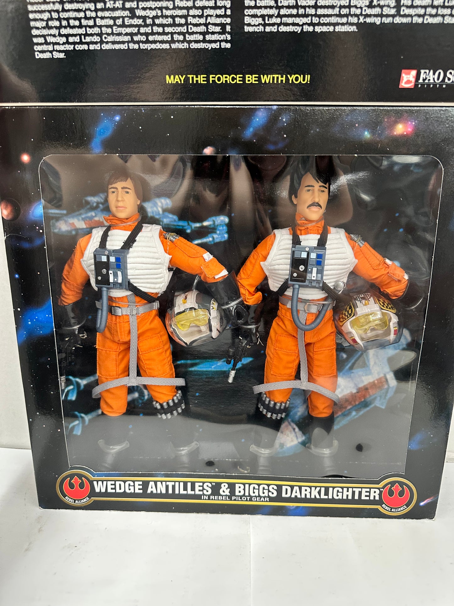 Star Wars Power of the Force 12In Collector Wedge Antilles & Biggs Darklighter
