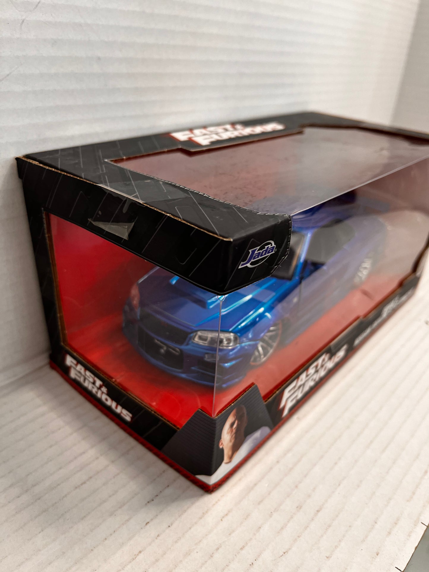 THE FAST AND THE FURIOUS DIECAST 2002 NISSAN SKYLINE GT-R R34 - 1:24 SCALE NIB