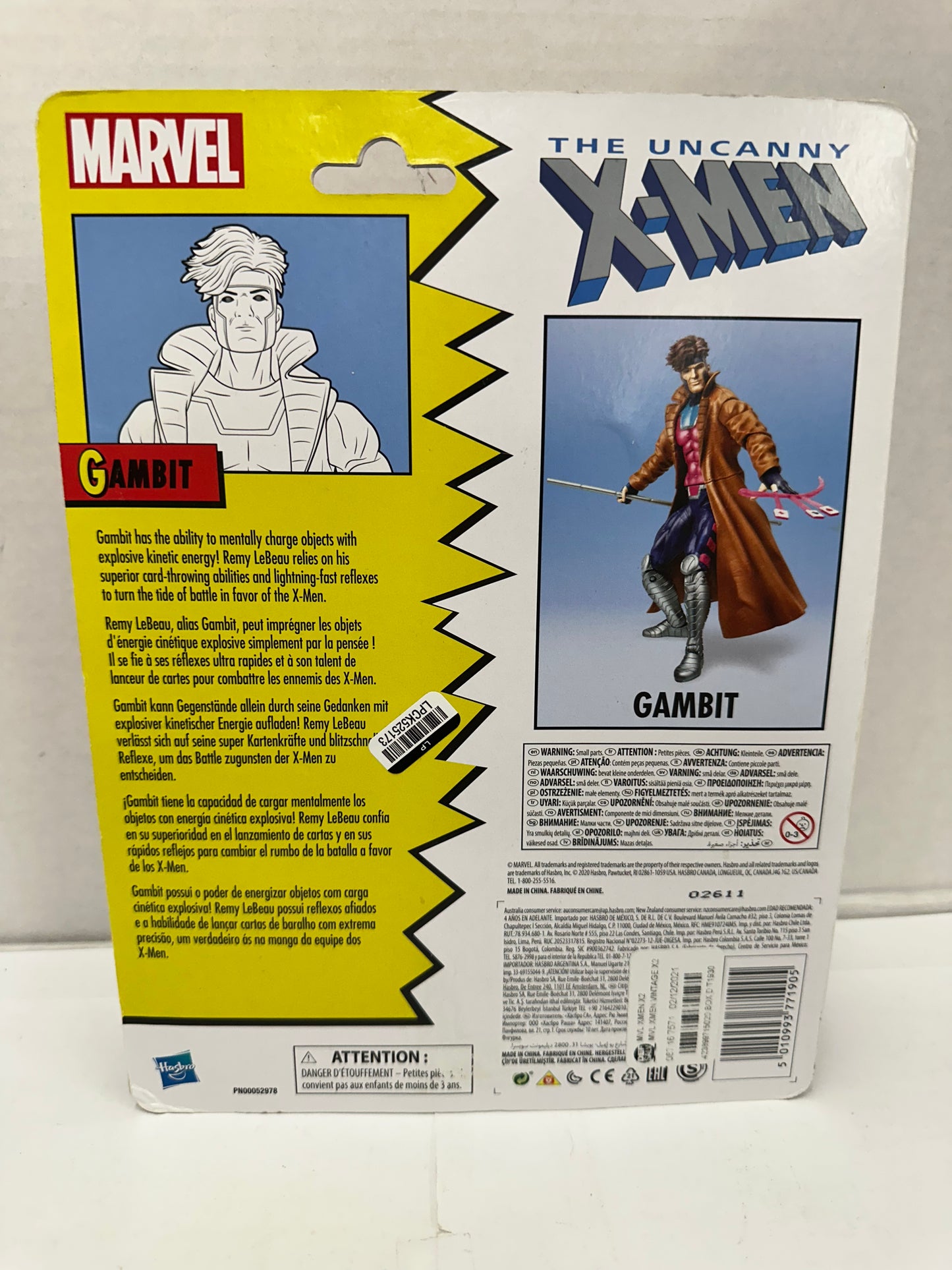 Marvel Legends Vintage Retro Collection Gambit
