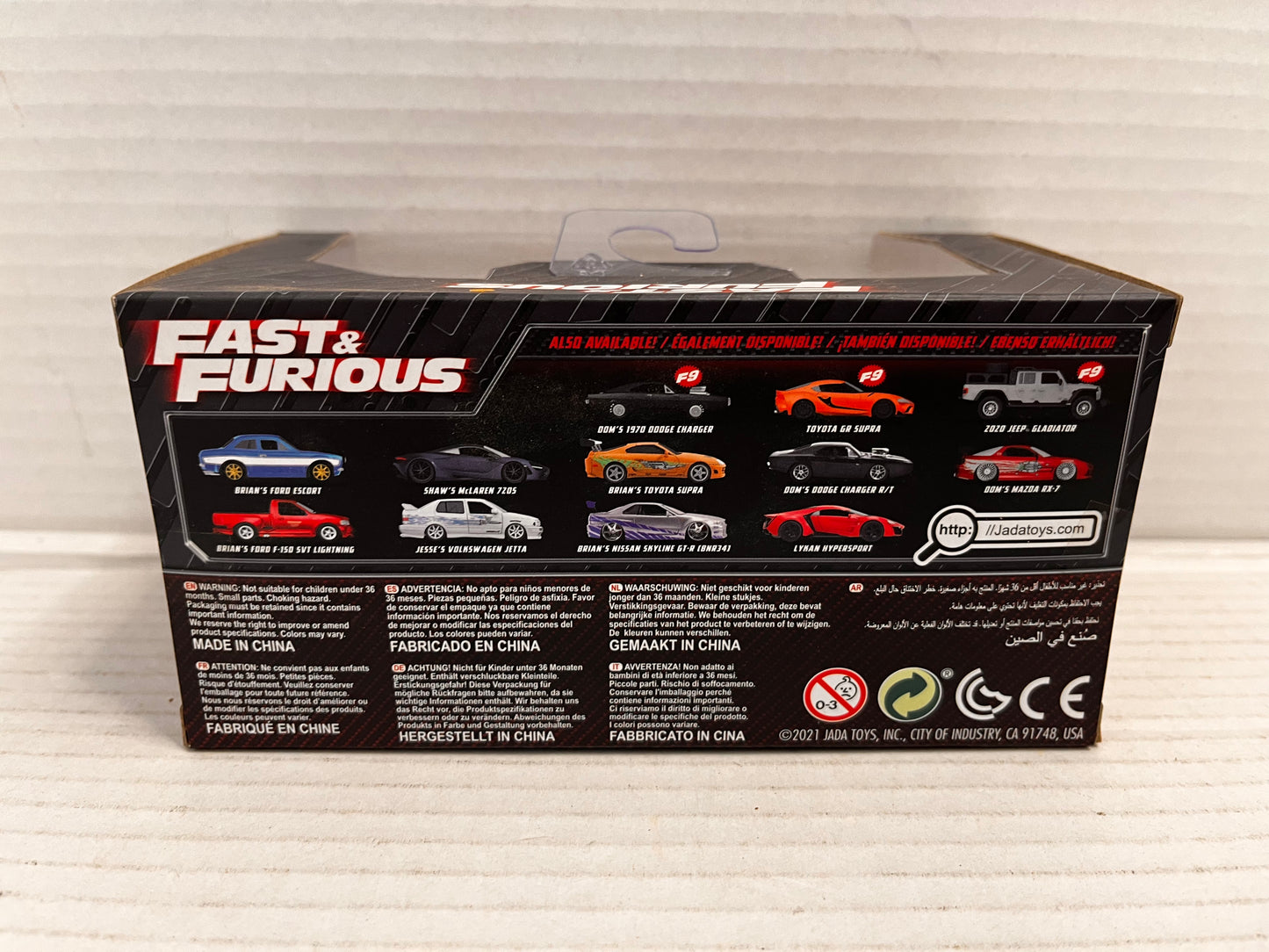Fast & Furious Doms Plymouth Road Runner scale 1:32 Die-cast Car
