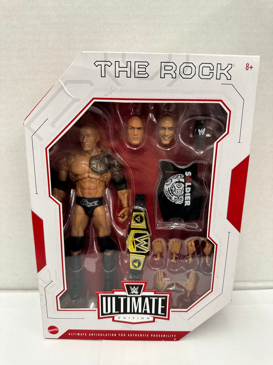 WWE Ultimate Edition The Rock 6" Action Figure Mattel - Open Box