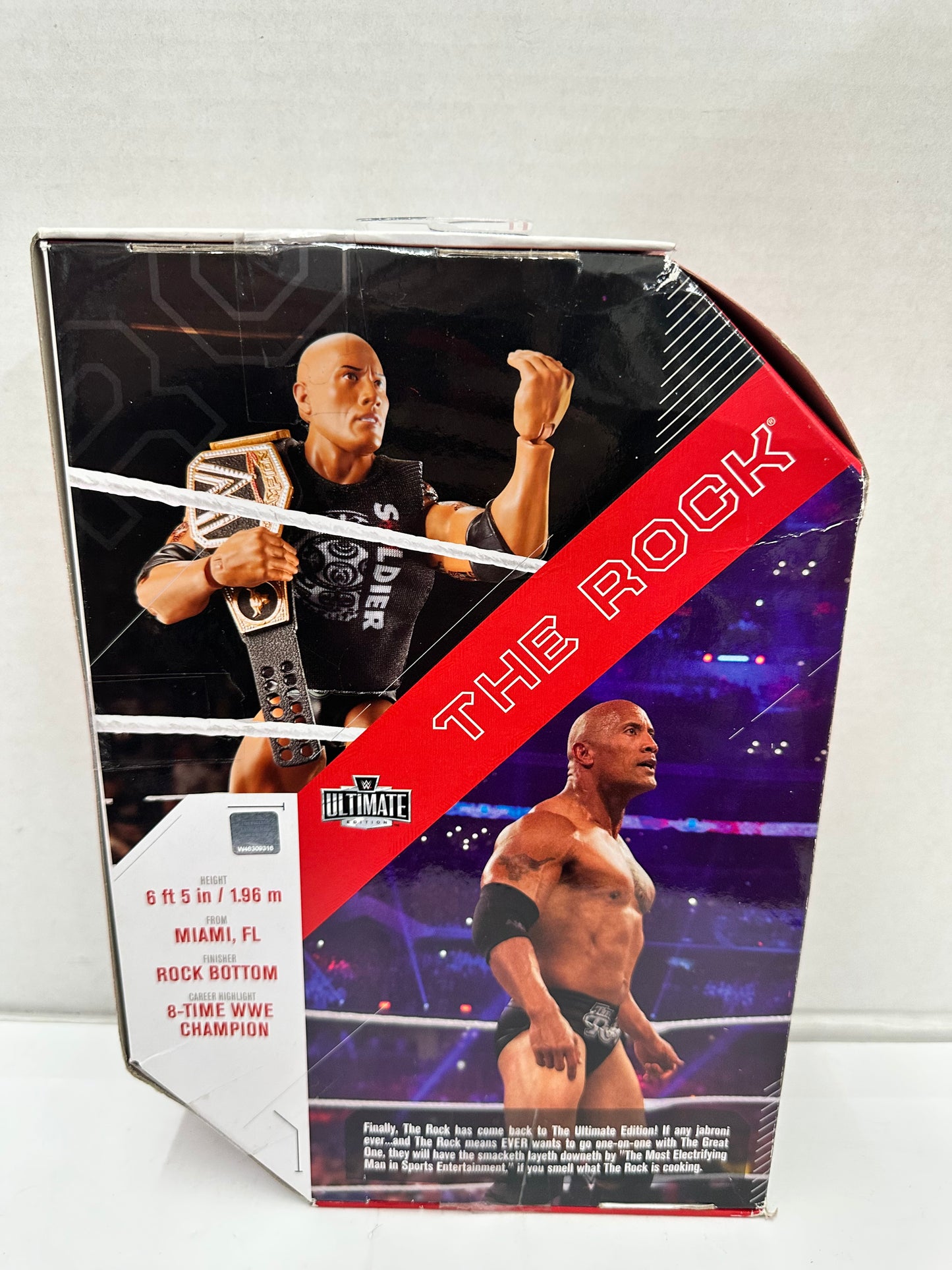 WWE Ultimate Edition The Rock 6" Action Figure Mattel - Open Box