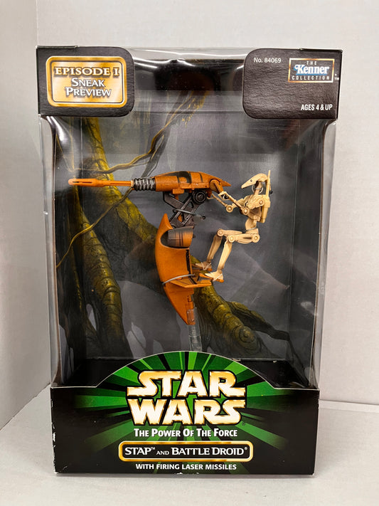 Star Wars STAP and Battle Droid w/Firing Laser Missile