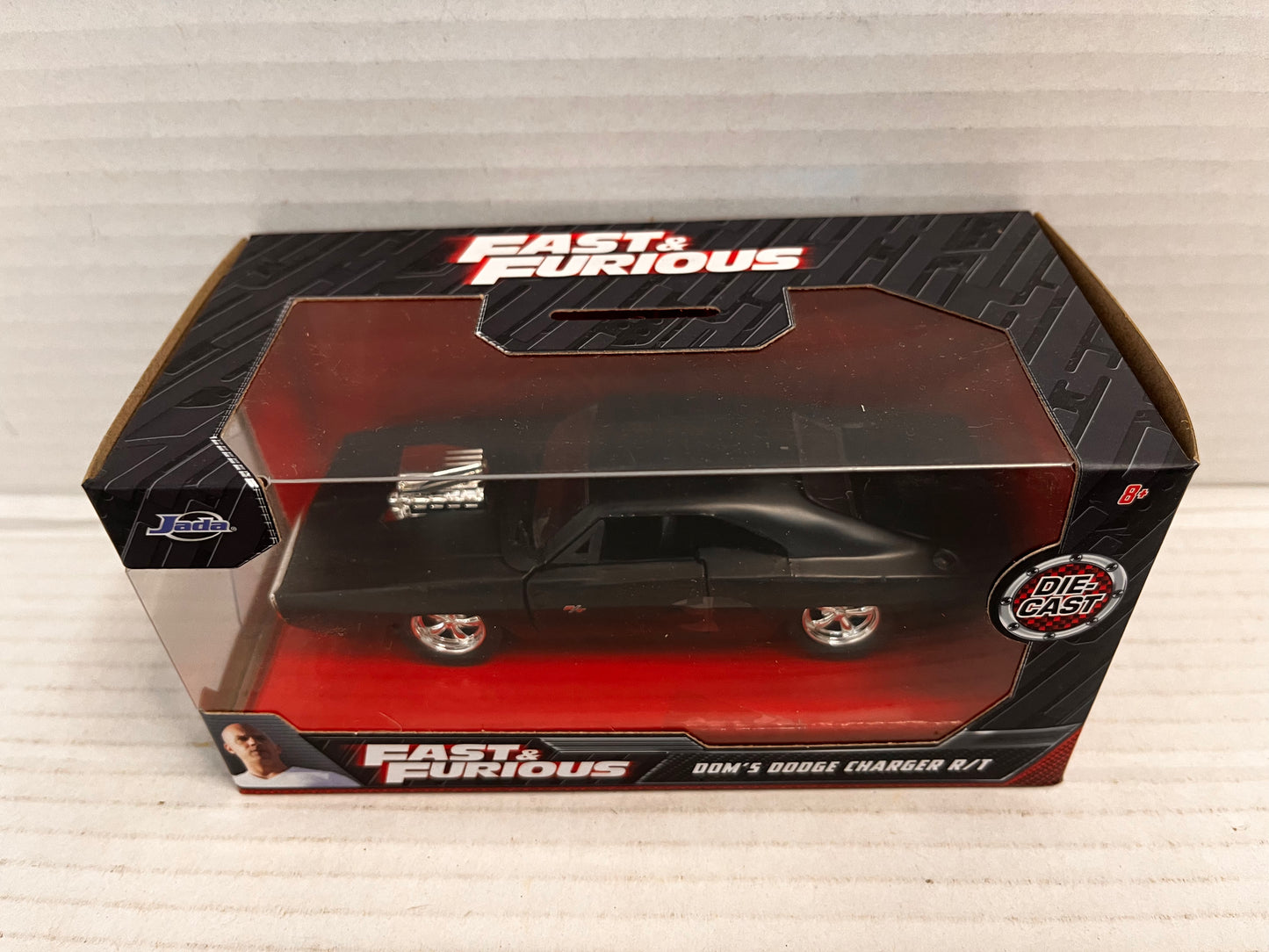 Fast and Furious Doms Dodge Charger R/T Matte Black 1:32 Scale Jada