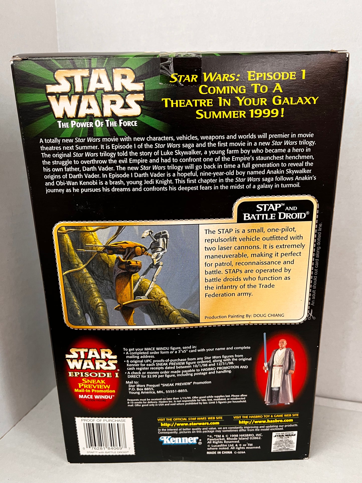 Star Wars STAP and Battle Droid w/Firing Laser Missile