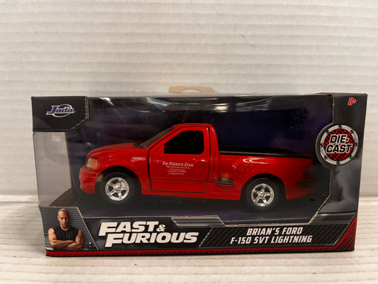 Jada 1:32 Fast And Furious Brian's 1999 Ford F-150 SVT Lightning