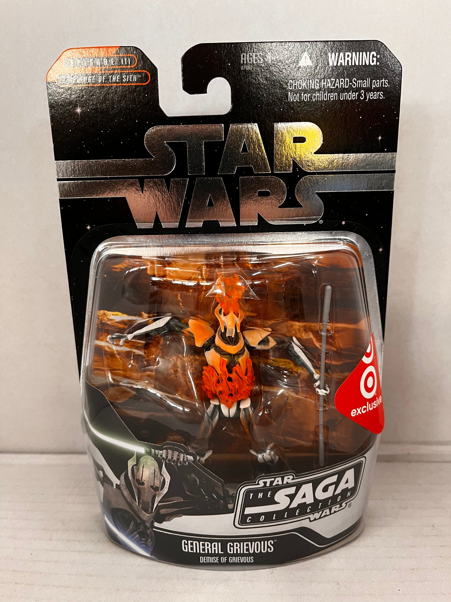 2006 New MOC Hasbro Star Wars Revenge of the Sith General Grievous Target J38