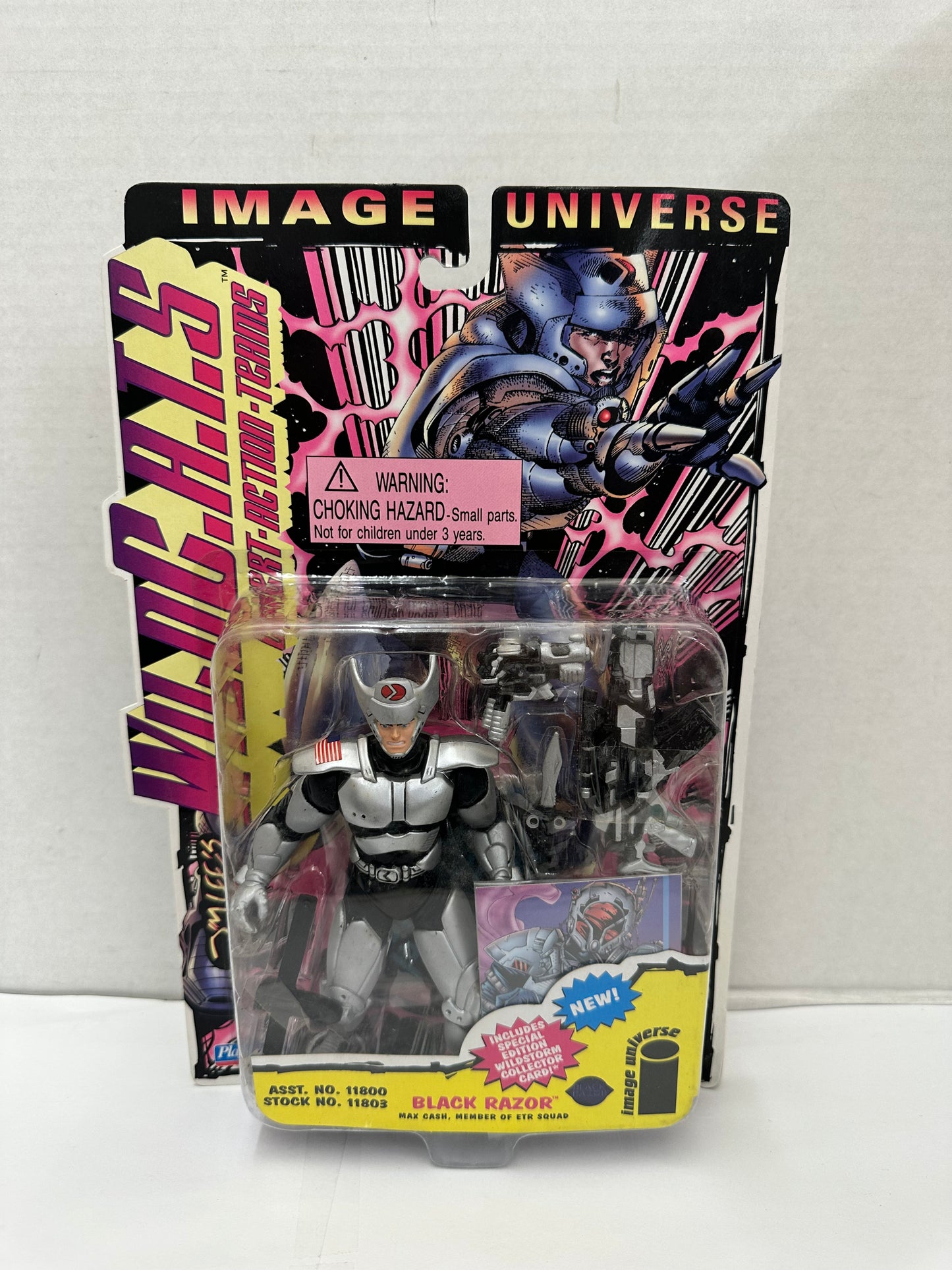 Black Razor 1995 WILDCATS Playmates Image Universe NEW