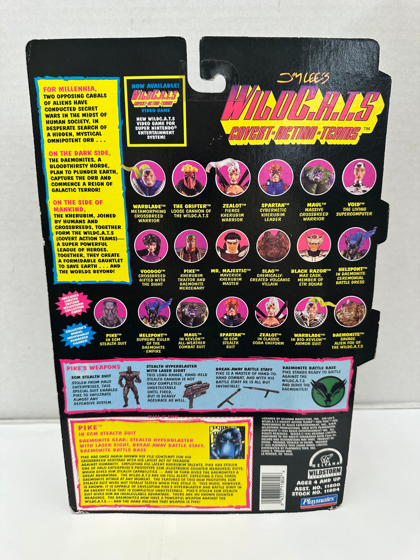 Pike 1995 WILDCATS Playmates Image Universe NEW
