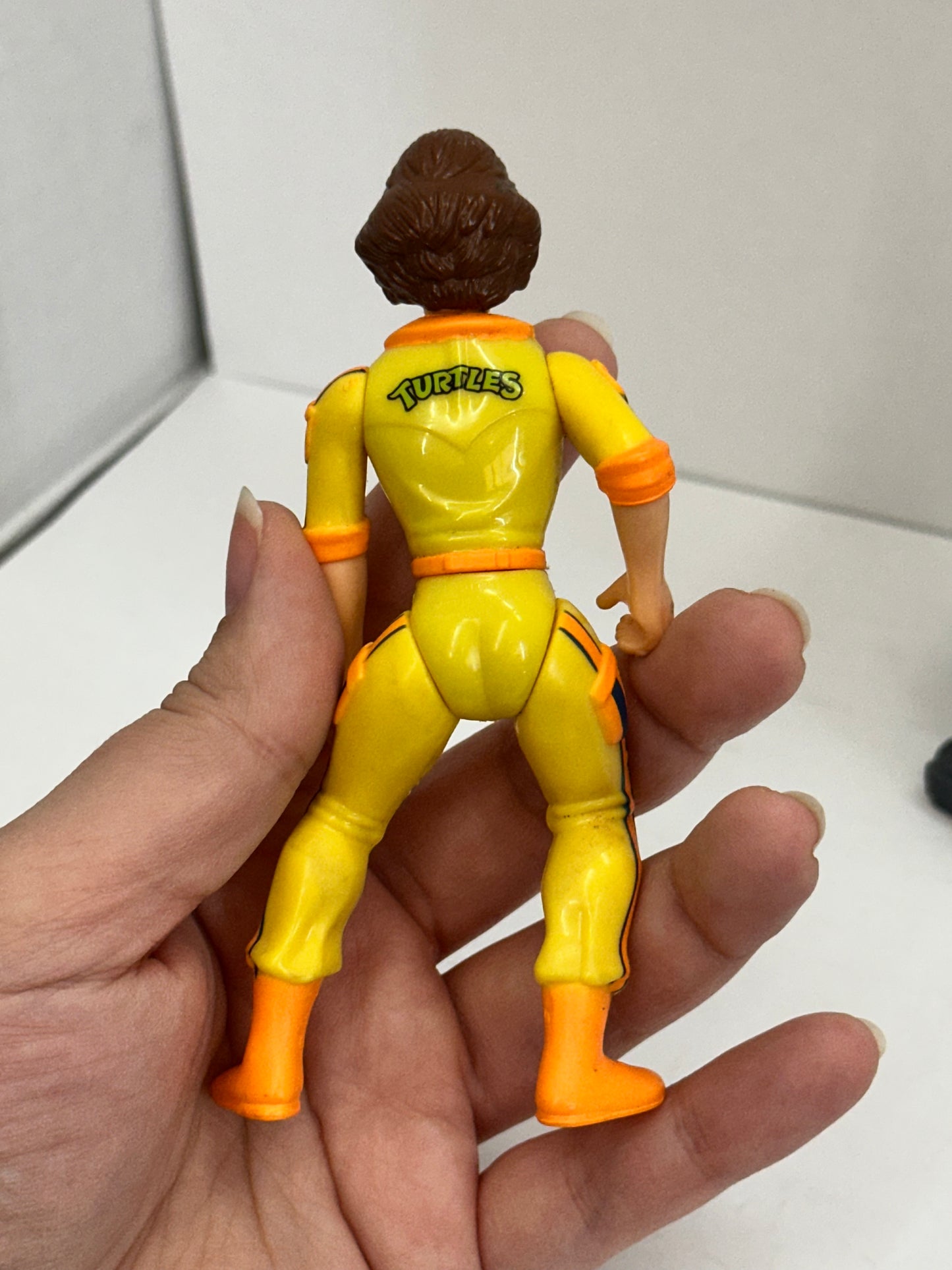 1988 Playmates Teenage Mutant Ninja Turtles April O'Neil Figure Near Complete #4