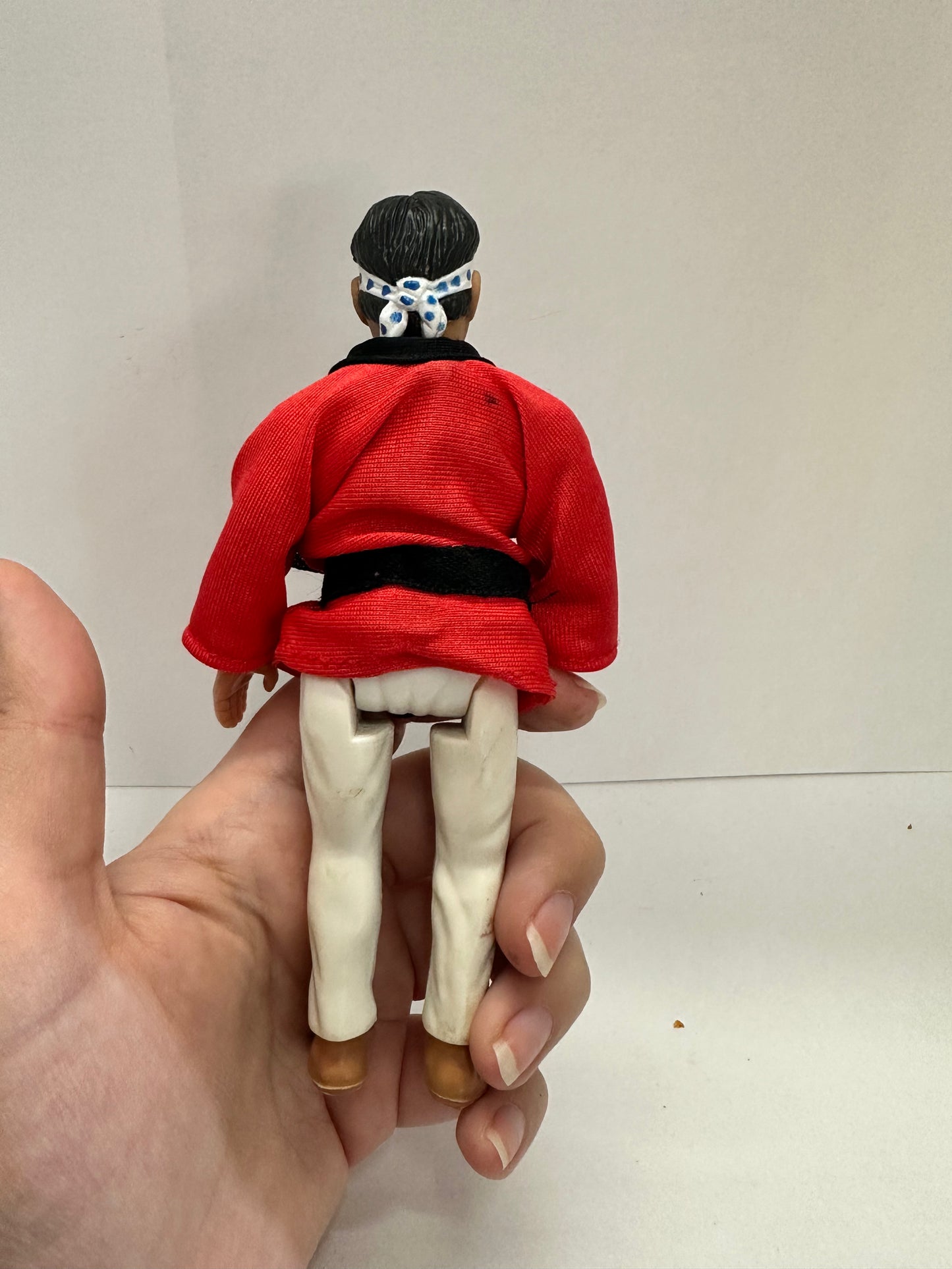 VTG Karate Kid - Daniel LaRusso - Remco 1986 Action Figure - Red Gi
