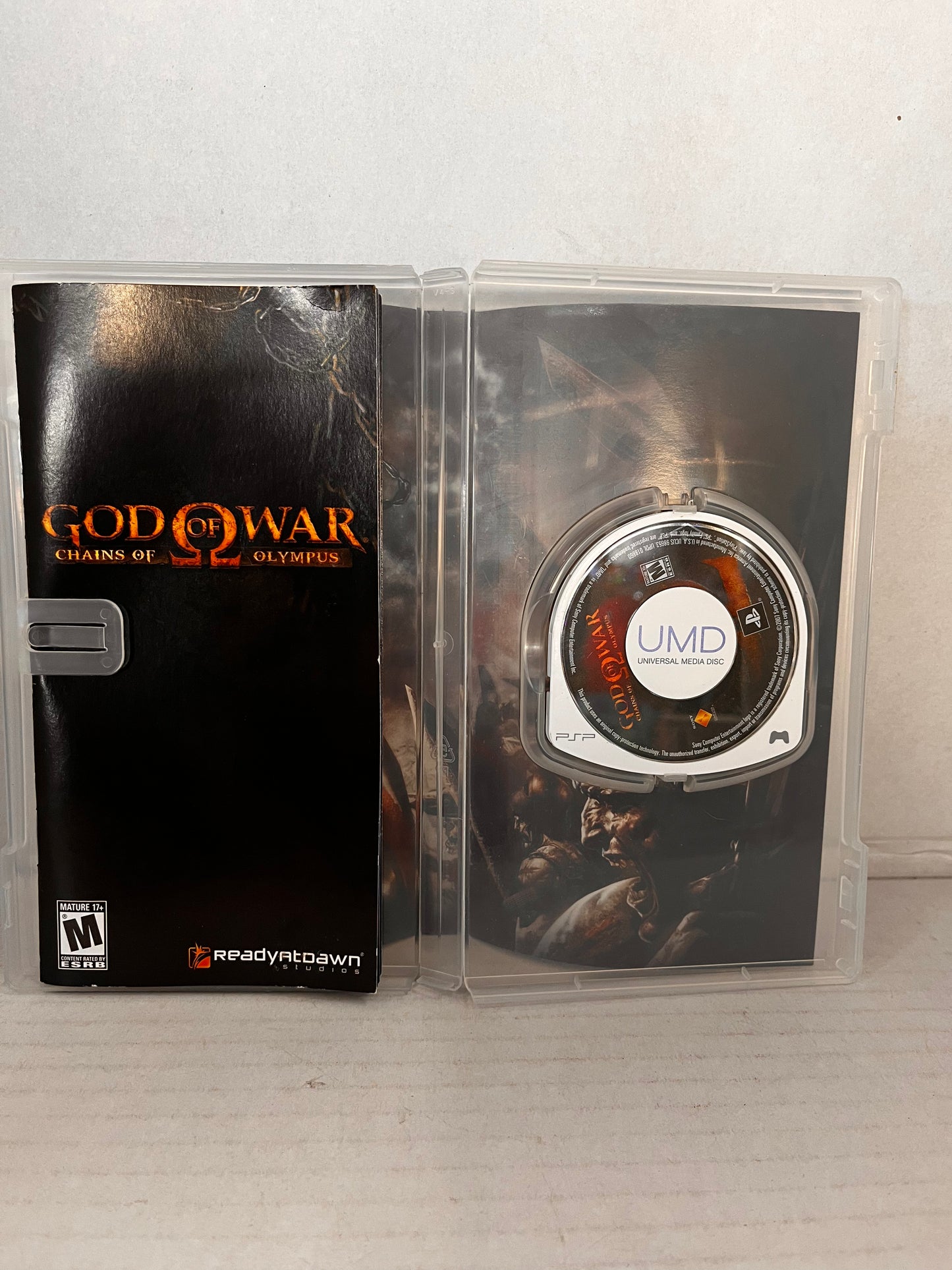 Sony God Of War Chains of Olympus (PSP, 2008) CIB Untested