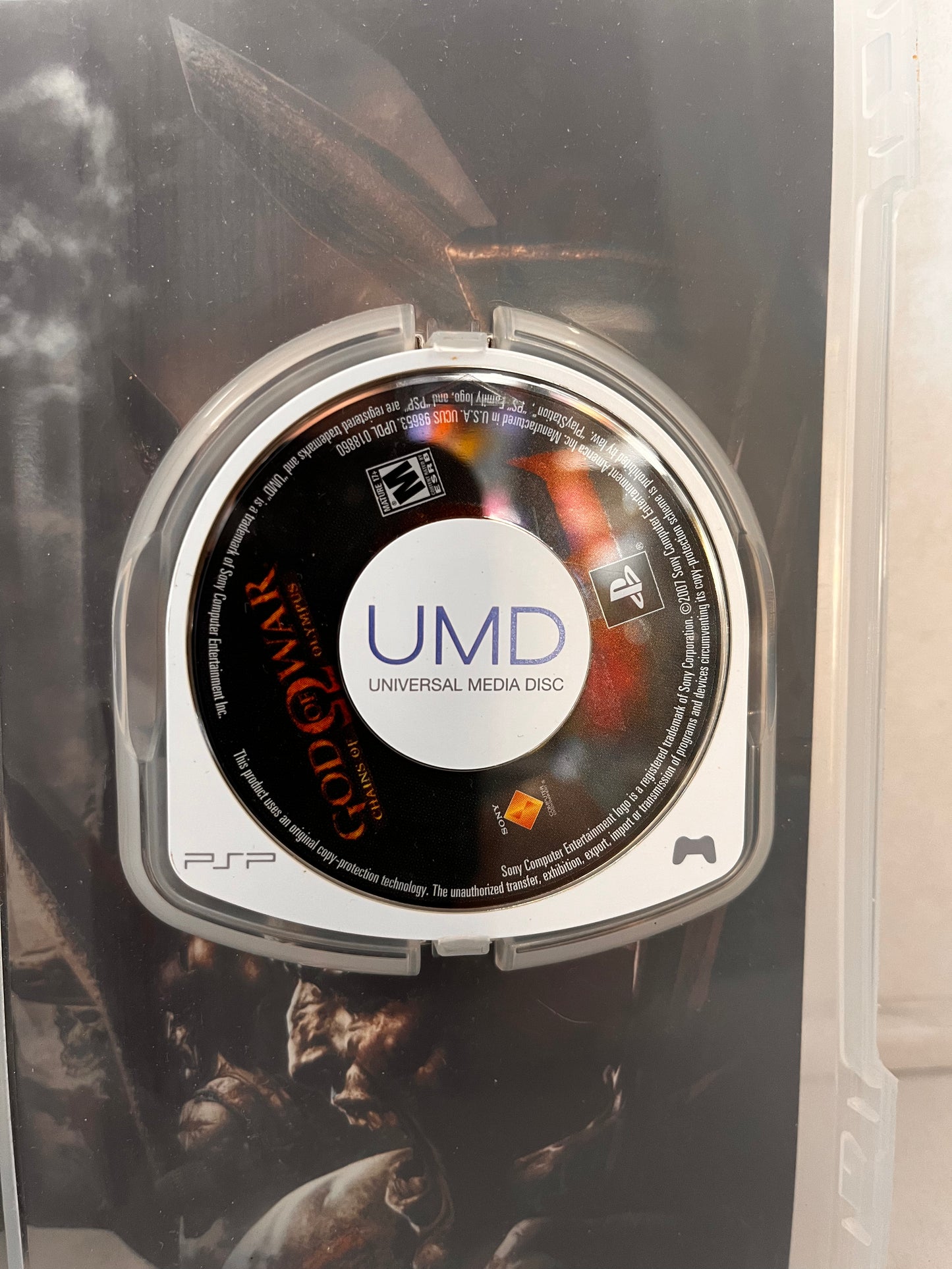 Sony God Of War Chains of Olympus (PSP, 2008) CIB Untested