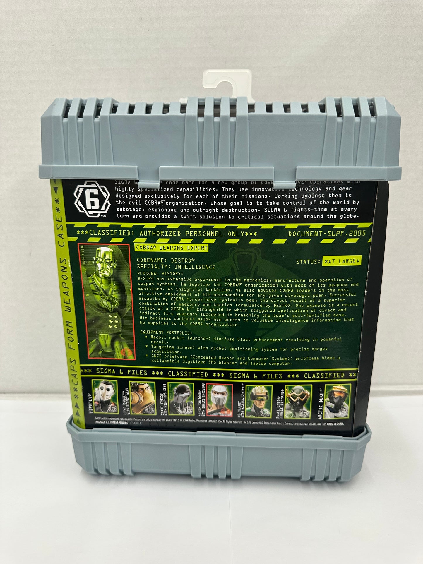 G.I. Joe Sigma 6 – Destro Figure – 2006 Hasbro