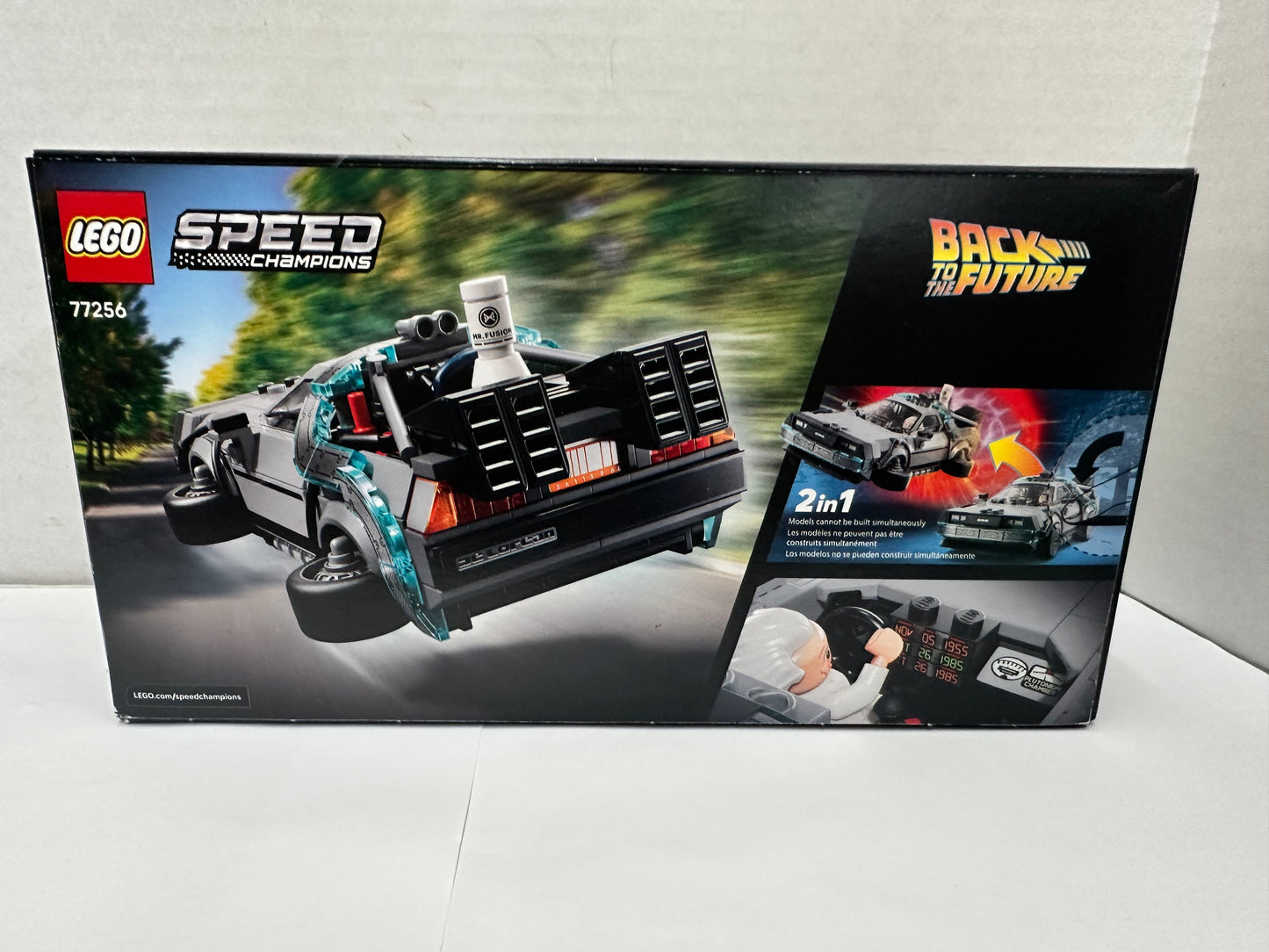 LEGO 77256 Speed Champions Back to the Future Time Machine DeLorean