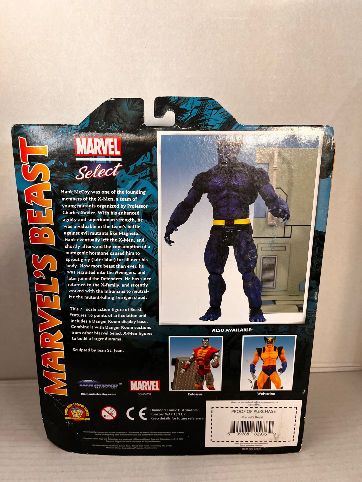 Marvel Select X-Men Beast Action Figure by Diamond Select Toys