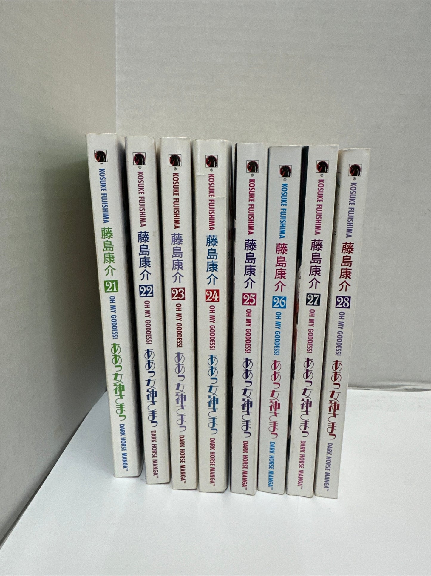 Oh My Goddess! Manga Lot Of 8, English, Volumes 21-28