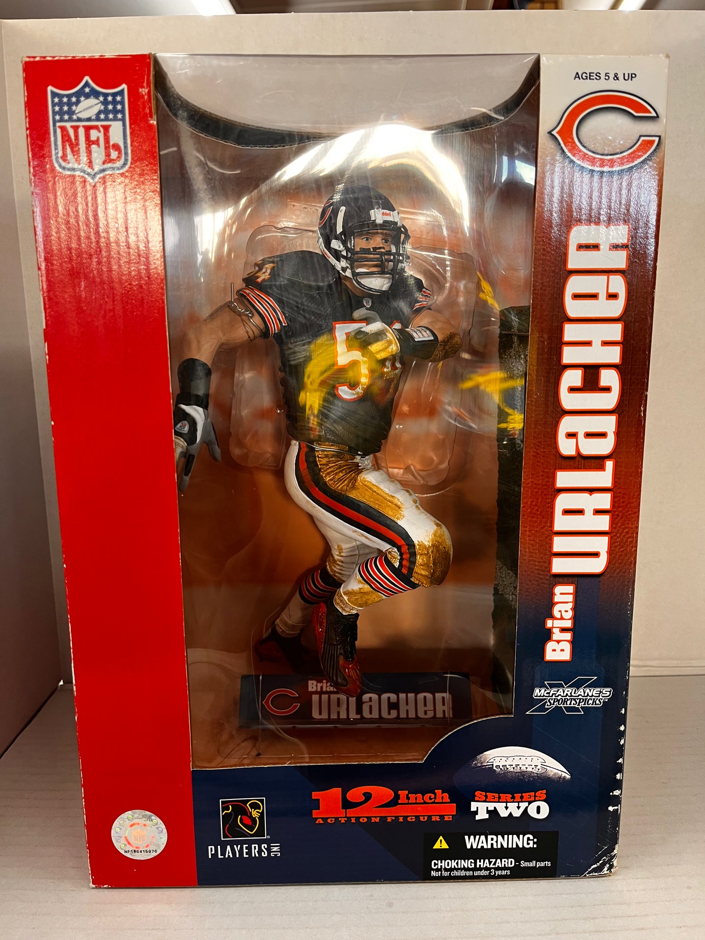 McFarlane NFL Brian Urlacher Figure Series Two (2004) Chicago Bears