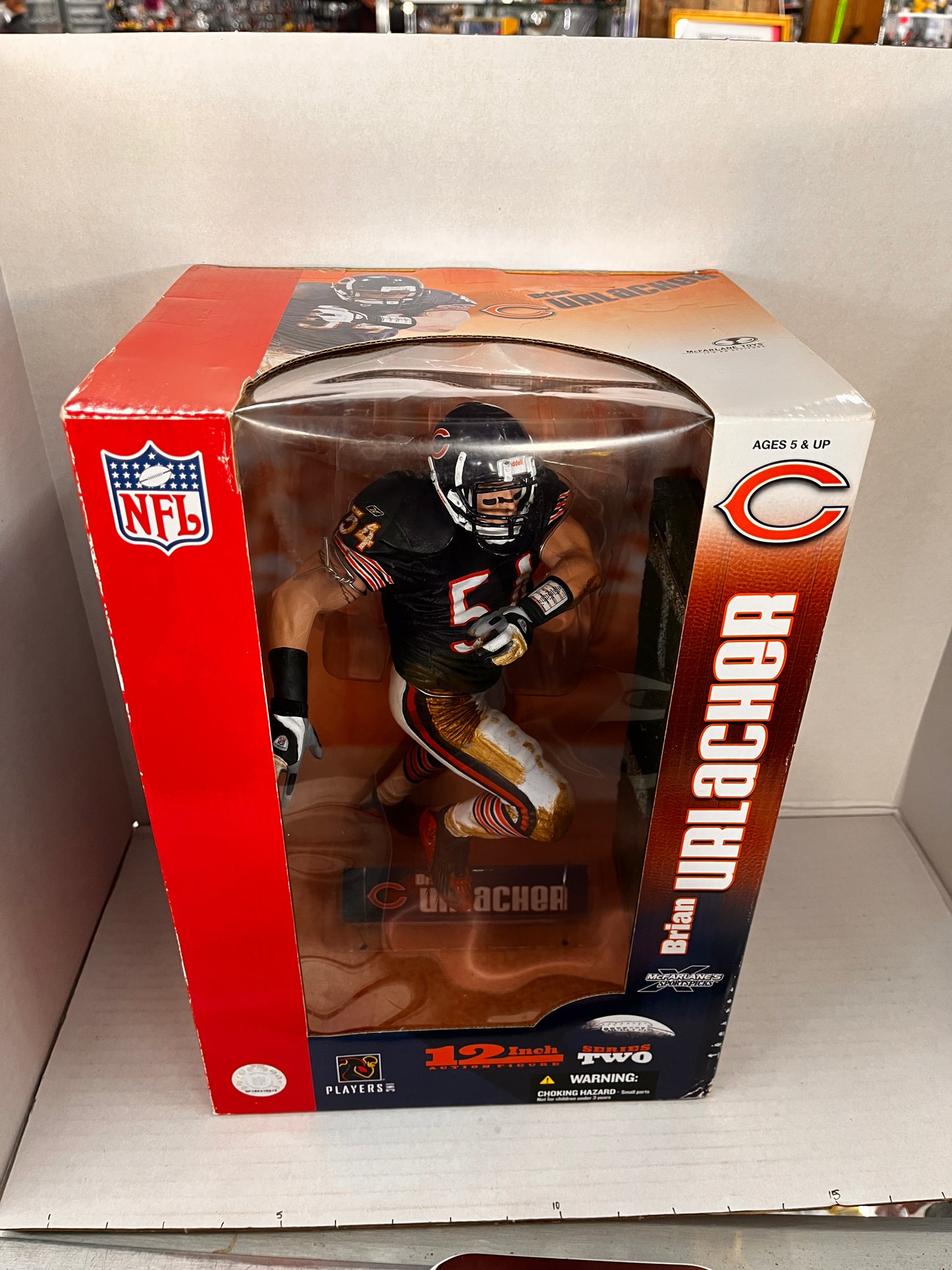 McFarlane NFL Brian Urlacher Figure Series Two (2004) Chicago Bears