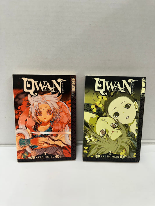 Qwan Manga Vol. 1&2 Manga English By: Aki Shimizu Tokyopop