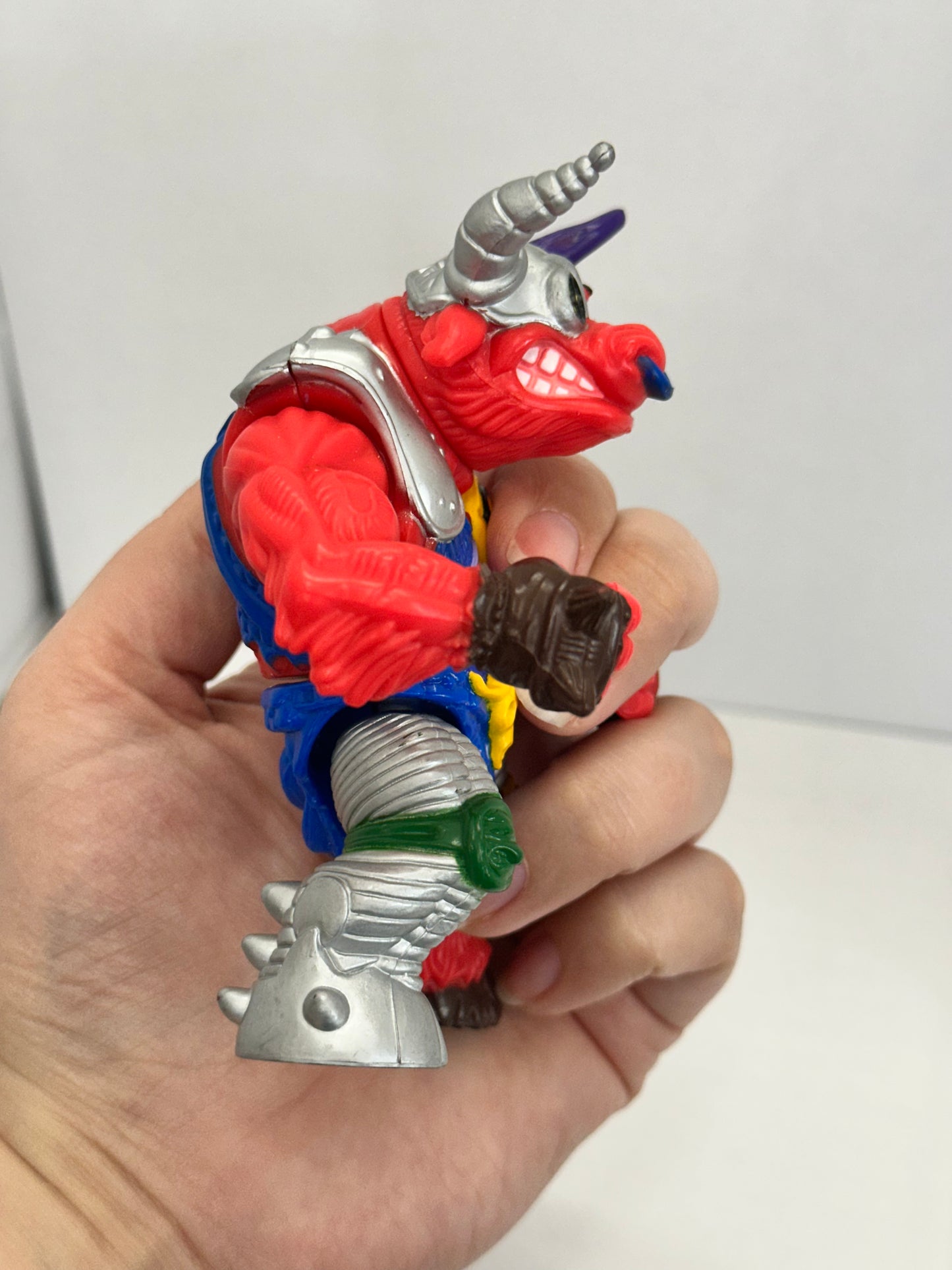 TMNT Teenage Mutant Ninja Turtle Groundchuck Red Bull 1991 Vintage Loose #1