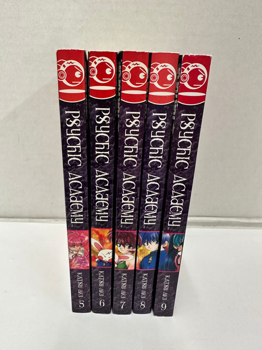 PSYCHIC ACADEMY Vol. 5-9 Books Comic Graphic Novel Manga Lot